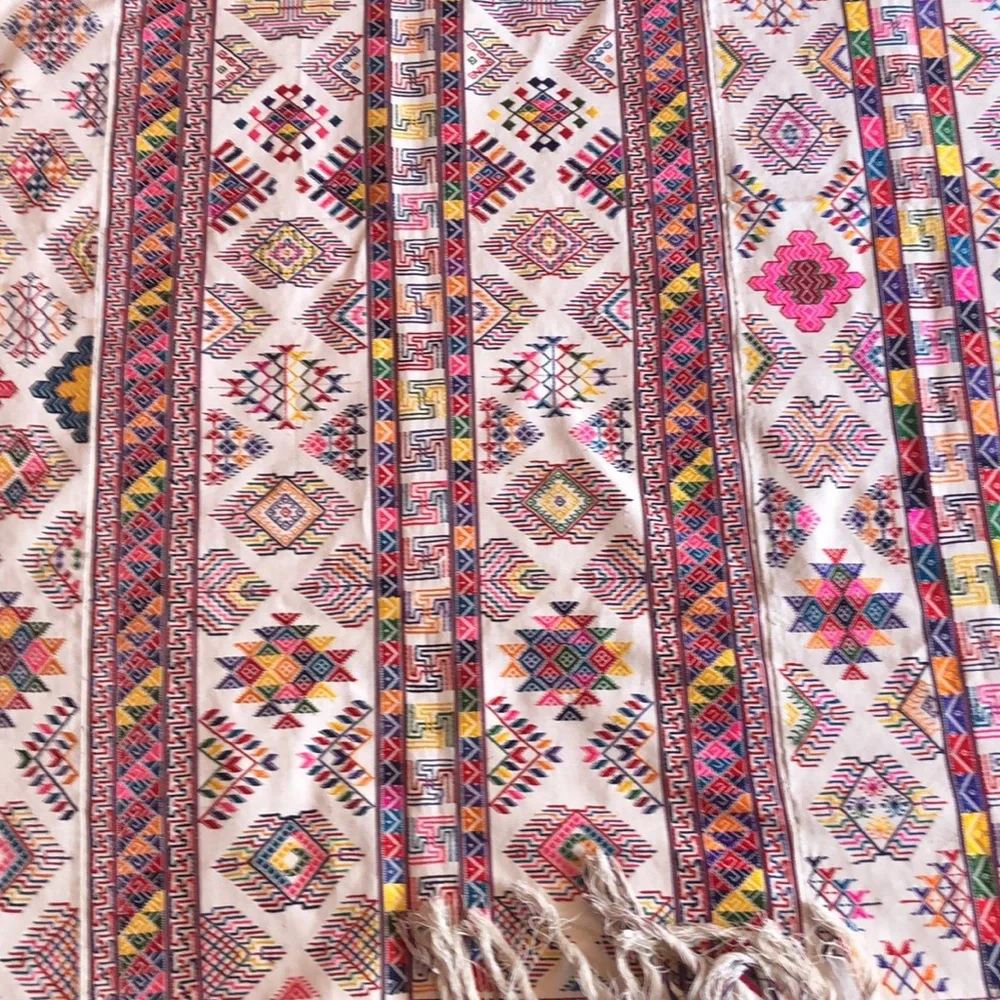Handwoven Vintage Bhutanese Silk Textile - Kira